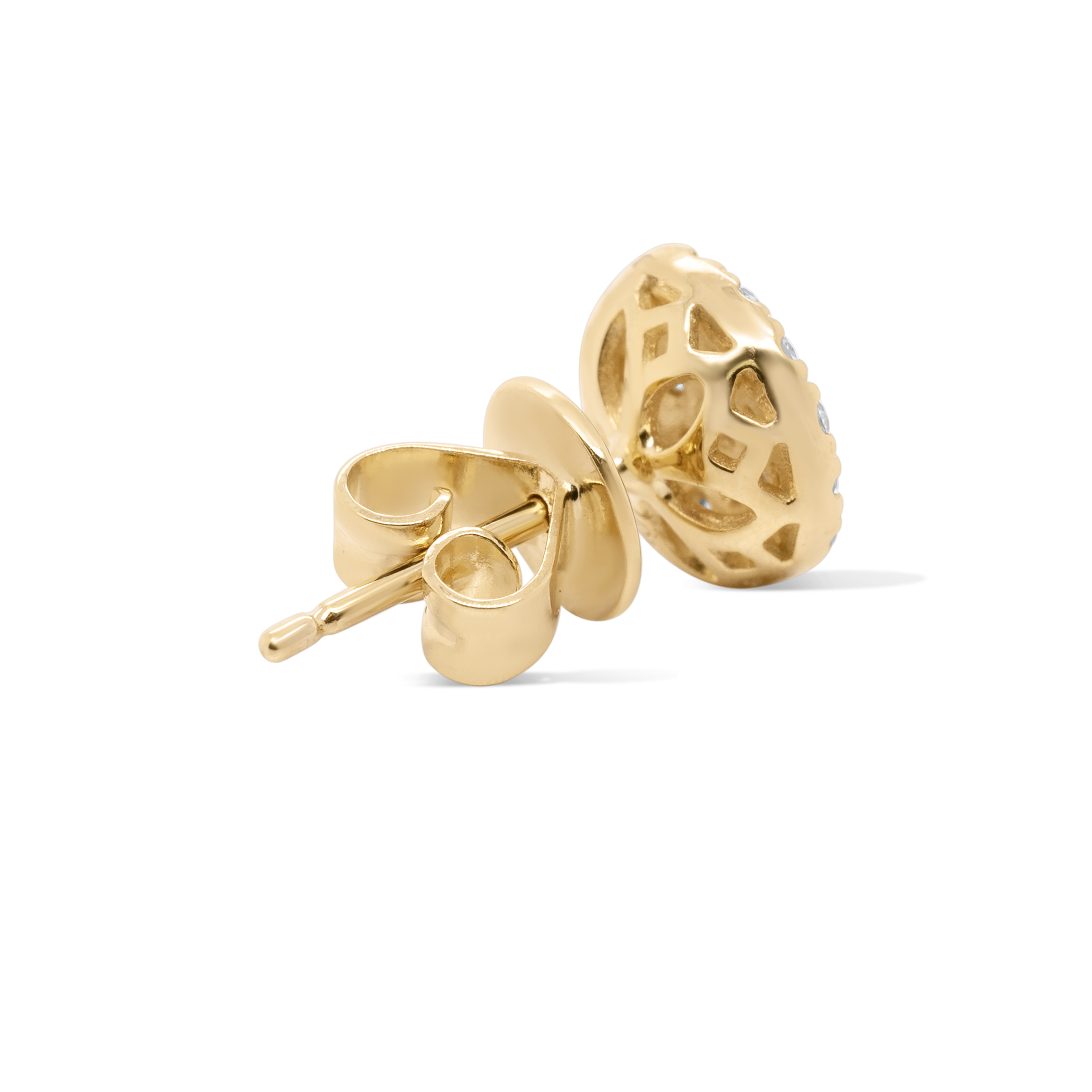 Diamond Earrings 0.72 ct. 10K Yellow Gold